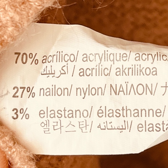 Zara Kids Knit Sweater Camel Size 13-14 - Picture 7 of 9